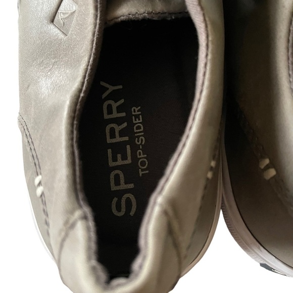 Sperry Men's Striper II leather gray size 8 - Picture 6 of 11